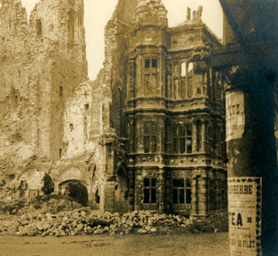 Prefeitura, Arras, norte da França, c1914-c1918. de Unbekannt