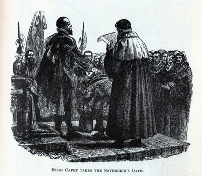 Hugh Capet faz o Juramento dos Soberanos, 1882 de Unbekannt