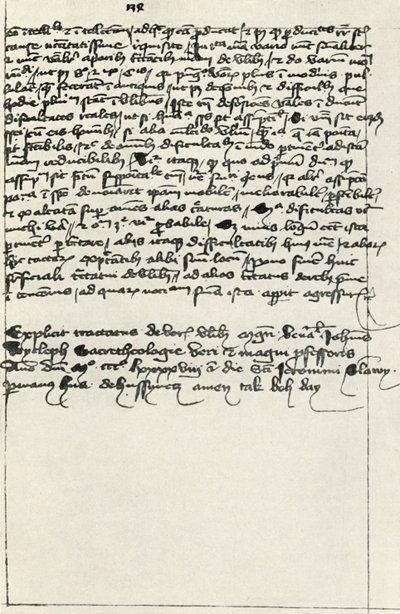 Hus transcrição do tratado Wycliffes, início do século XV, 1947. de Unbekannt