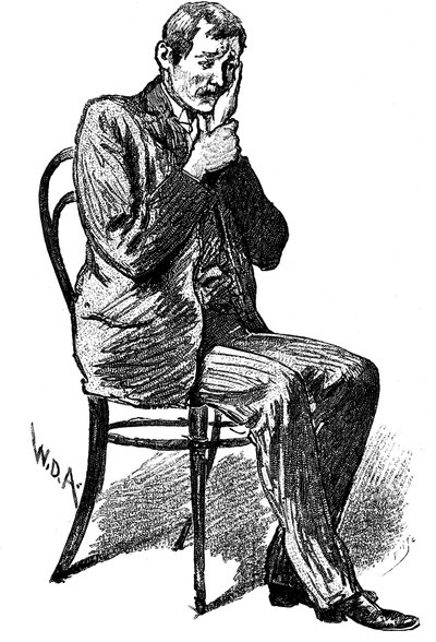 Sujeito a hipnose sofrendo de dor de dente imaginária, 1891 de Unbekannt
