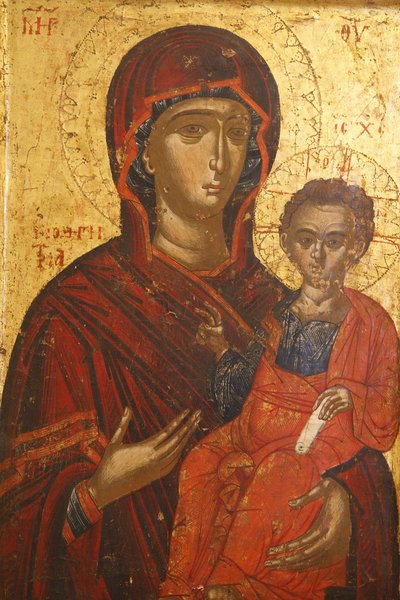 Ícone : Sta Mary Hodigitria (século XVI), Berat, Albanie de Unbekannt