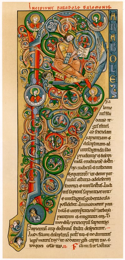 P inicial iluminado, 1172 de Unbekannt
