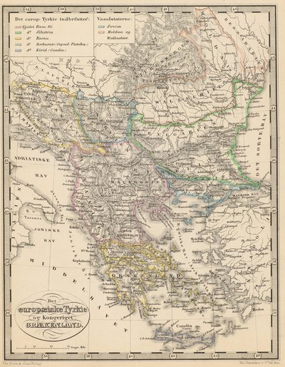 Ilustração retirada do livro Atlas sobre alle Jordens Dele de autor desconhecido e publicada por Chr. Steen & Søn (Copenhagen, 1857) de Unbekannt