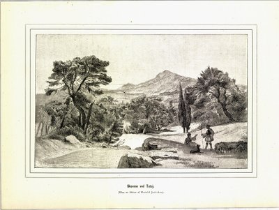 Ilustração retirada do livro Brogede rejsebilleder de Jerichau-Baumann, Elisabeth e publicado por Forlagsbureauet (Copenhagen, 1881) de Unbekannt