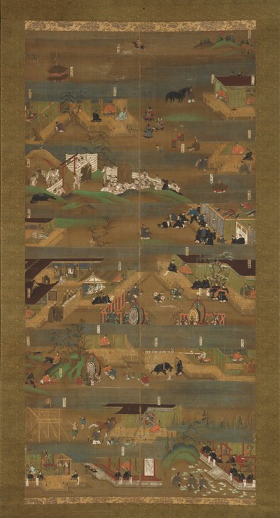 Biografia ilustrada do príncipe Shotoku Shotoku Taishi e-den, século XIV. de Unbekannt