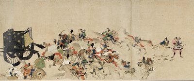 História ilustrada da guerra civil de Heiji A visita imperial a Rokuhara 3, século XIII de Unbekannt