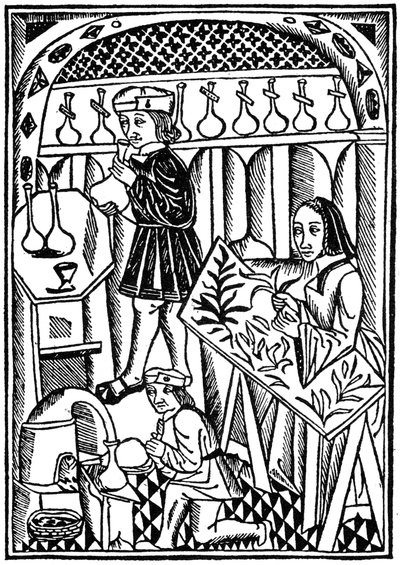 Ilustração do Dono das Coisas, 1500 1964 de Unbekannt