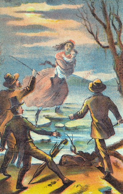 Ilustração de um cartaz publicitário de uma produção teatral de Uncle Tom