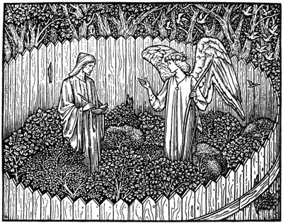 Ilustração da edição de Kelmscott Press das Obras de Geoffrey Chaucer, 1896 1964 de Unbekannt