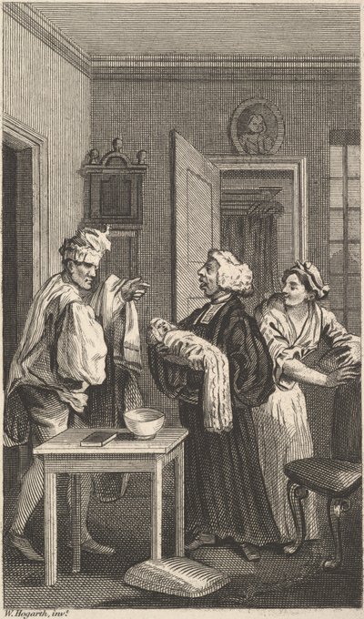 Ilustração para Tristram Shandy, Volume 4, século XIX. de Unbekannt
