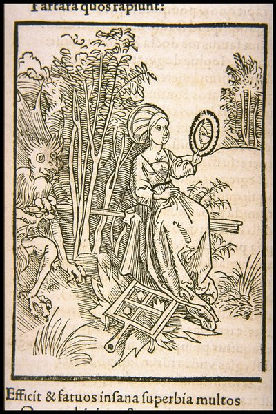Ilustração do livro Ship of Fools, de Sebastian Brant, 1497. de Unbekannt