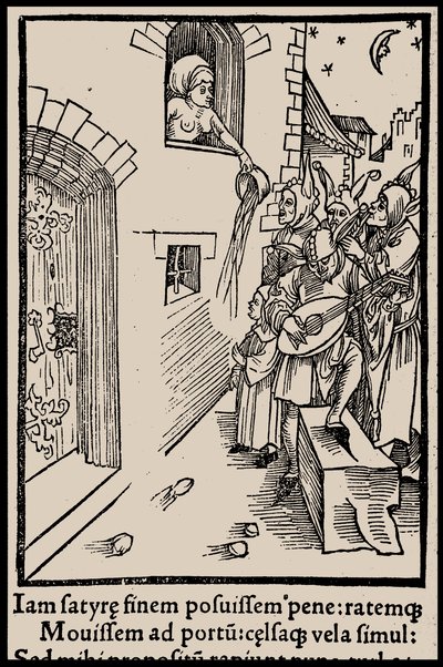 Ilustração do livro Ship of Fools, de Sebastian Brant, 1497. de Unbekannt