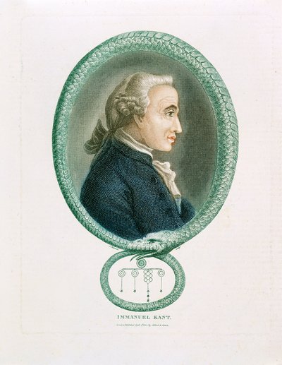 Immanuel Kant, filósofo alemão, 1812 de Unbekannt