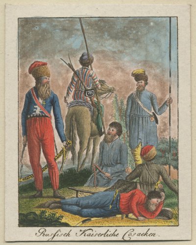 Cossacos imperiais russos, 1799 de Unbekannt