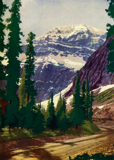 No maior parque nacional de Canadas - Jasper National Park, c1948. de Unbekannt