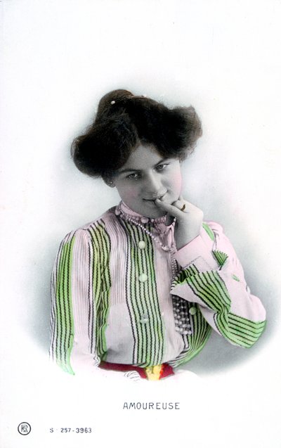 Apaixonado, cartão postal francês, c1900 de Unbekannt