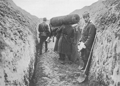 Em uma das trincheiras francesas, 1914 de Unbekannt