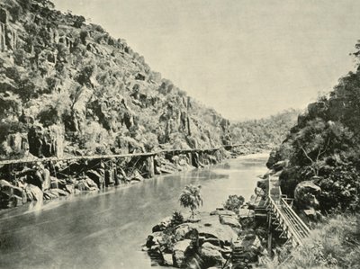 No desfiladeiro da catarata, 1901. de Unbekannt