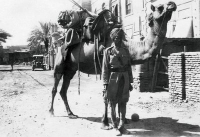 Soldado indiano, Bagdá, 1918 de Unbekannt