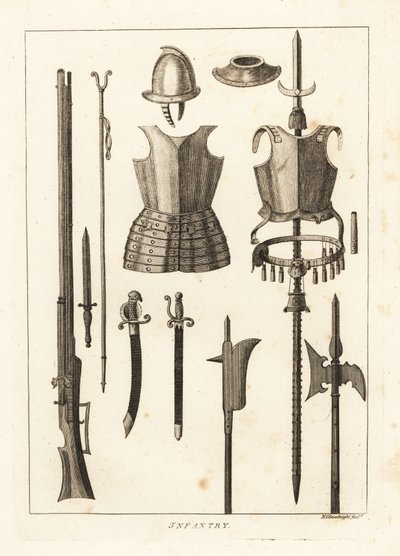 Armas e armaduras de infantaria de Unbekannt
