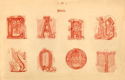 Iniciais, 1862 de Unbekannt