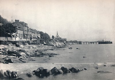 Innellan - Mostrando a praia rochosa e o cais do barco a vapor, 1895 de Unbekannt