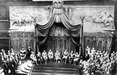 Dentro do Palácio do Senado, Roma, 1926 de Unbekannt