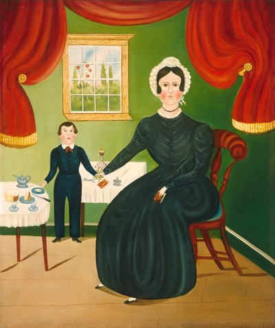 Cena Interior, c. 1840. de Unbekannt