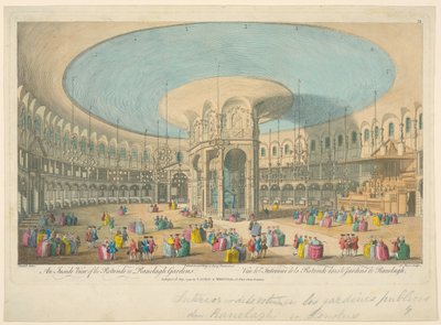 Vista interna, Rotunda no Jardim Ranelagh de Unbekannt