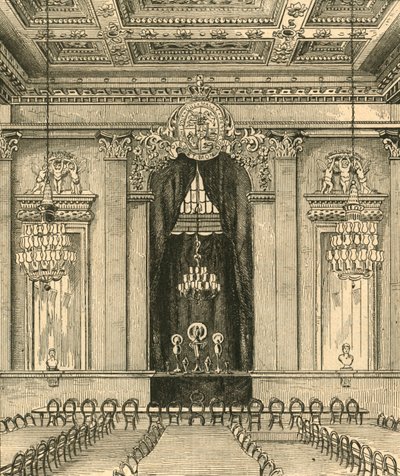 Interior do Goldsmiths Hall, 1876, 1897. de Unbekannt