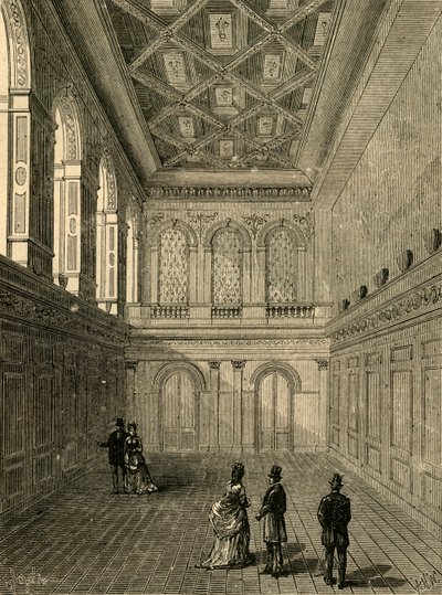 Interior do Haberdashers Hall, 1876, 1897. de Unbekannt