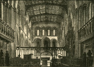 Interior do coro, 1898. de Unbekannt