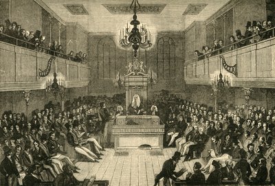 Interior da Câmara dos Comuns, 1834, 1881. de Unbekannt