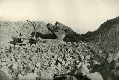 Interior dos fortes de Seddul Bahr, 1919. de Unbekannt