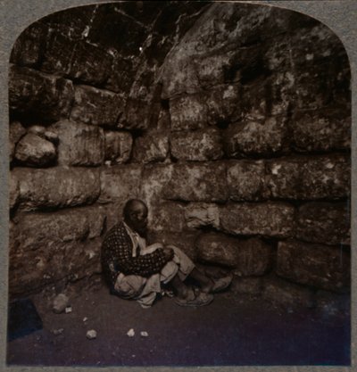 Interior do túmulo de Lázaro, c1900 de Unbekannt