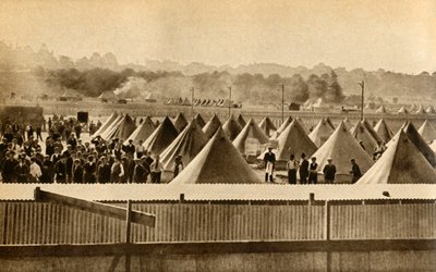 Campo de internamento para estrangeiros inimigos, Newbury, Primeira Guerra Mundial, 1914-1918, 1933. de Unbekannt