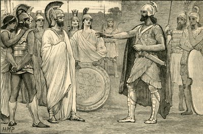 Entrevista entre Agesilaus e Pharnabazus, 1890. de Unbekannt