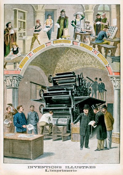 Invenções, trabalhos de impressão, 1901 de Unbekannt