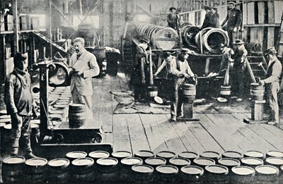 Iodo sendo preparado para embarque nas Salitreras de Tarapaca, 1911 de Unbekannt