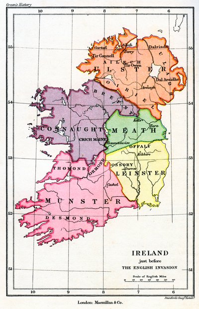 Irlanda pouco antes da invasão normanda inglesa, 1169 1893 de Unbekannt