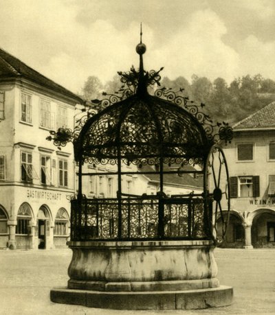 Iron Well, Bruck an der Mur, Estíria, Áustria, c1935. de Unbekannt