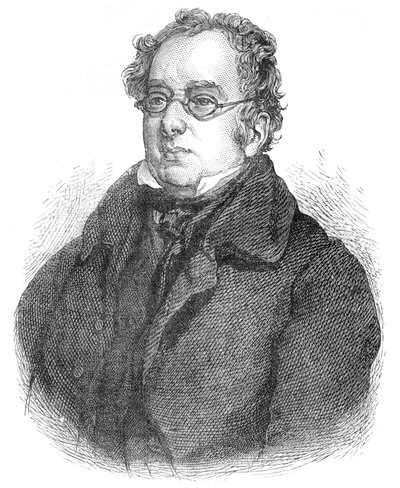Isaac DIsraeli, escritor e estudioso britânico, c1840 1878 de Unbekannt