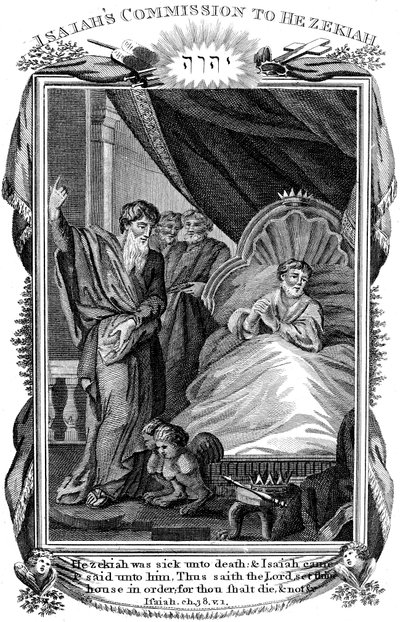 Isaías, profeta do Antigo Testamento, c1804. de Unbekannt