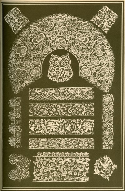 Renda renascentista italiana, 1898. de Unbekannt