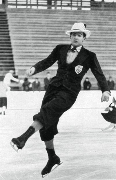 Jack Dunn, patinador britânico, Jogos Olímpicos de Inverno, Garmisch-Partenkirchen, Alemanha, 1936 de Unbekannt