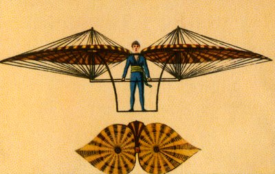 Máquina voadora de Jacob Degens, 1808, 1932. de Unbekannt