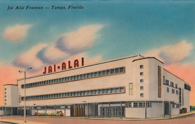 Jai Alai Fronton - Tampa, Flórida, c1940s de Unbekannt
