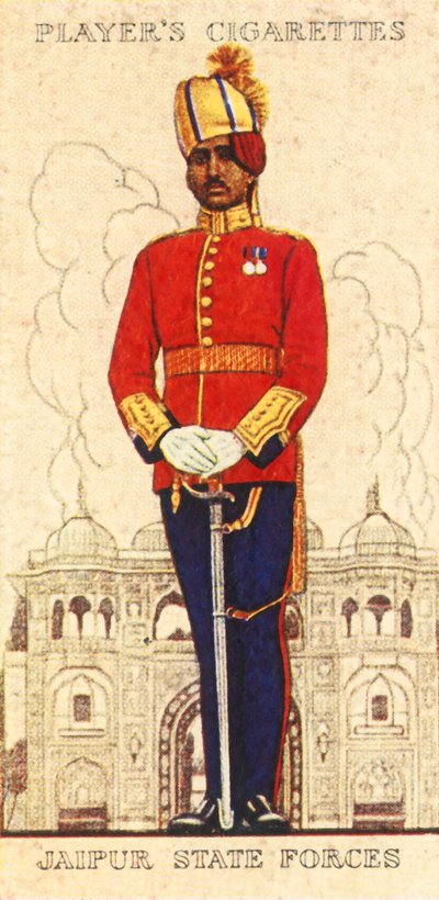 Forças estaduais de Jaipur, 1936. de Unbekannt