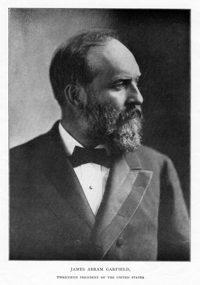 James Abram Garfield, 20º Presidente dos Estados Unidos, c1881 de Unbekannt