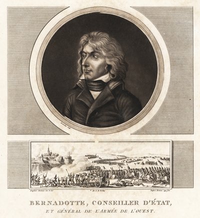 Jean-Baptiste Jules Bernadotte, conselheiro de Estado, mais tarde Rei Carlos XIV João da Suécia e Noruega (1763-1844) de Unbekannt